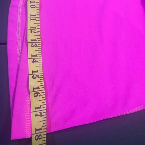 Lululemon Hot Pink, Black, Built in Bra, Tank Top, Small, work out, yoga, - Picture 11 of 14